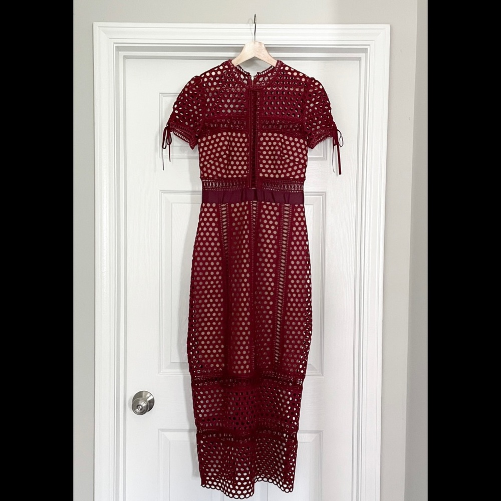 FINAL CALL! Like New Self Portrait Midi Dress (US 2/UK6)